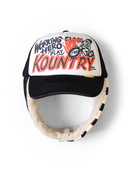 Kapital Kountry Racer Lumber Trucker Cap (Checkered Flag)
