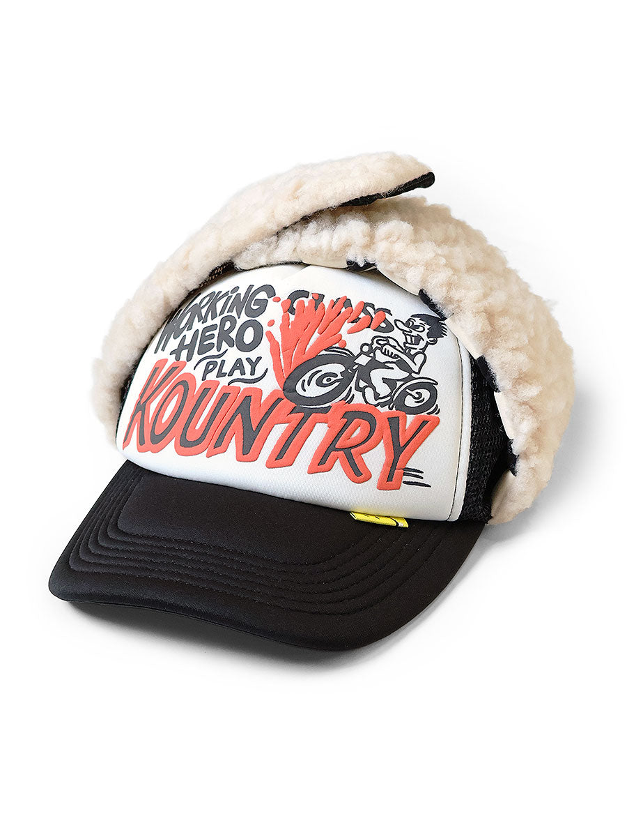 Kapital Kountry Racer Lumber Trucker Cap (Checkered Flag)