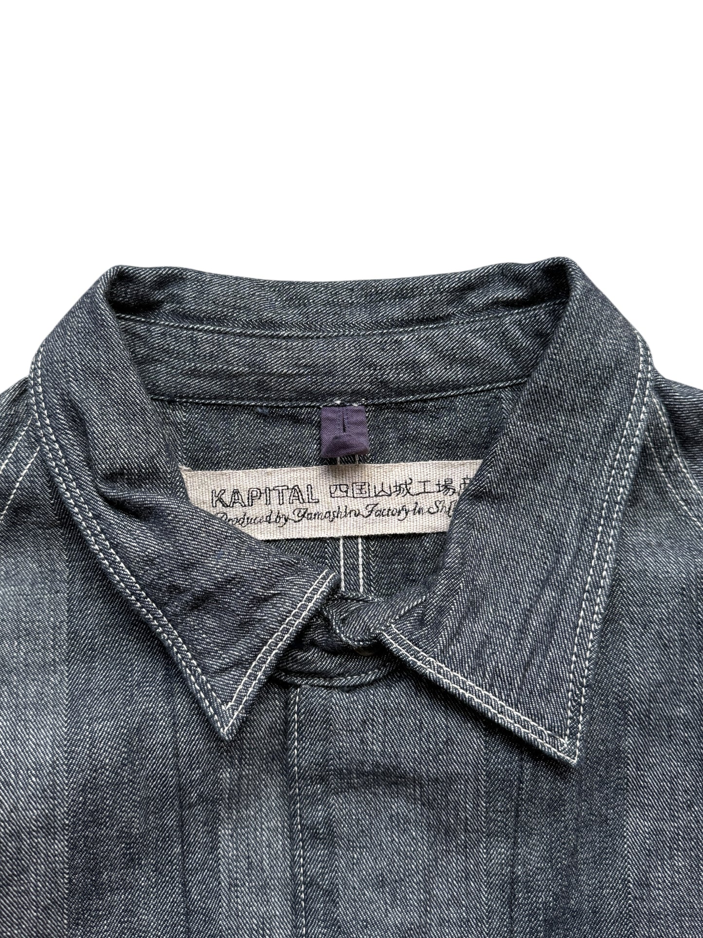 Kapital One Wash Black Denim Cactus Coverall (2007)