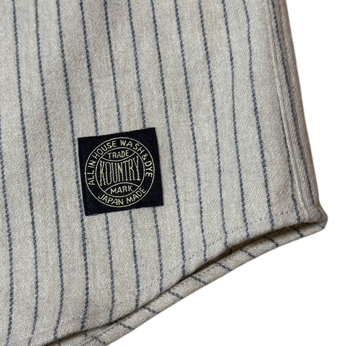 Kapital Wool Stripe (Thin) Great Women Baseball Shirt