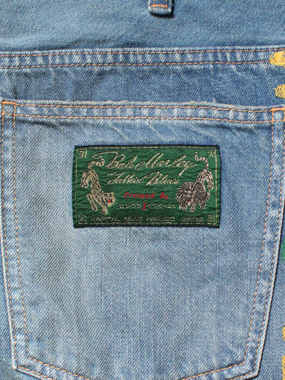 Kapital 12oz Denim Marley Talkin Blues Bootcut Pants Light Wash