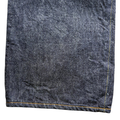 Kapital 13.5oz Zimbabwe Denim 5P Selvedge Wide Leg Monkey TH