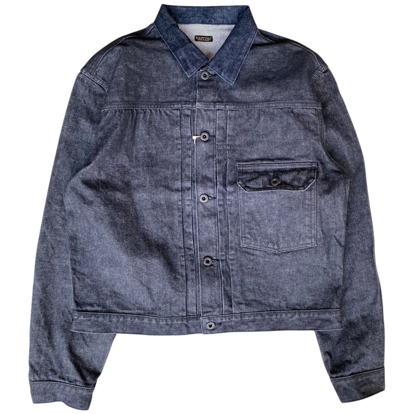 Kapital 14oz Black Denim 1st Jacket