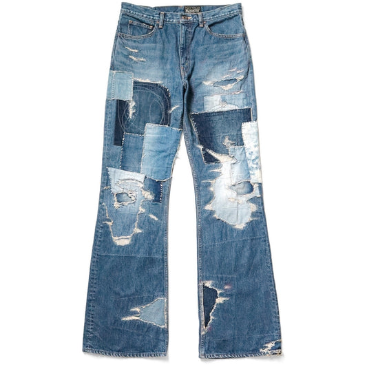 Kapital 14oz Denim 5P Rat Flare Pants (Crazy Dixie Remake)