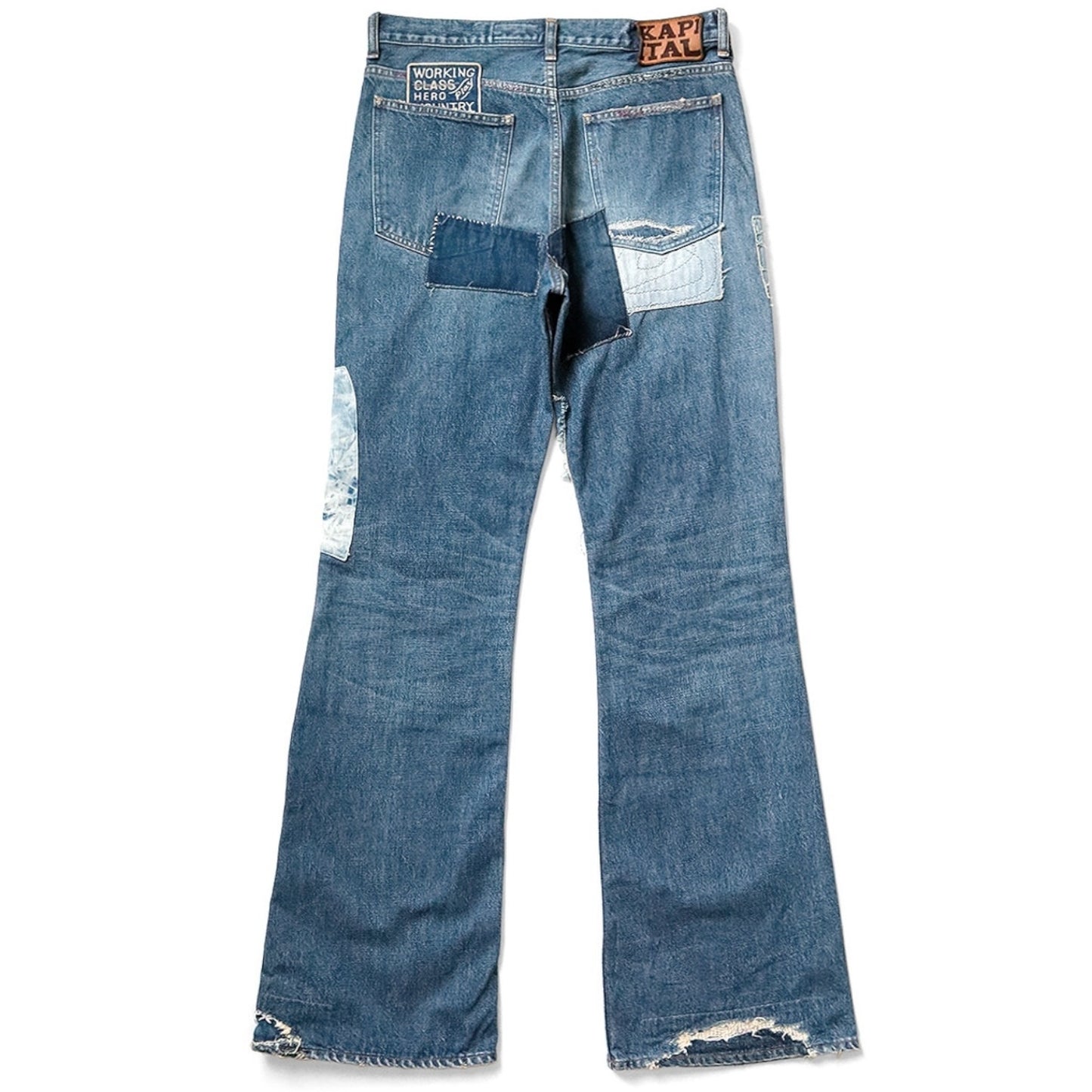 Kapital 14oz Denim 5P Rat Flare Pants (Crazy Dixie Remake)
