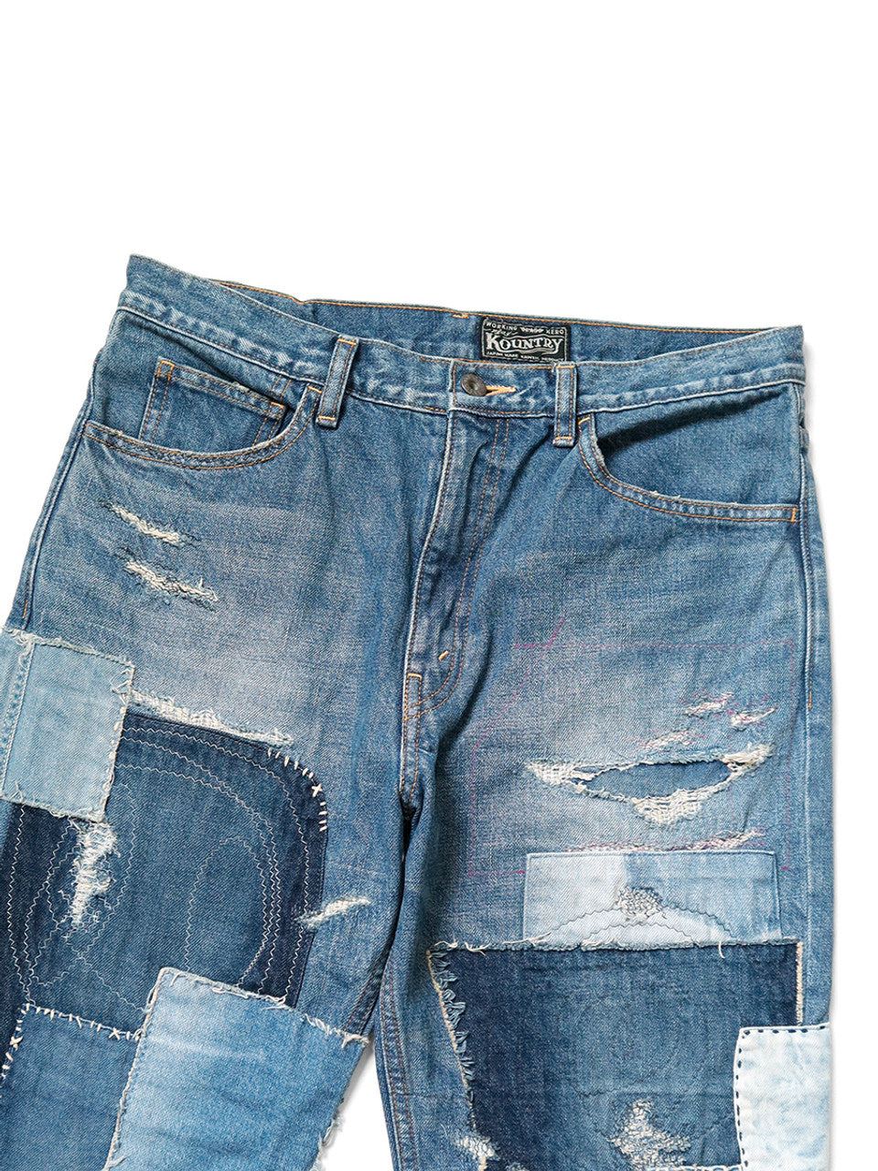 Kapital 14oz Denim 5P Rat Flare Pants (Crazy Dixie Remake)