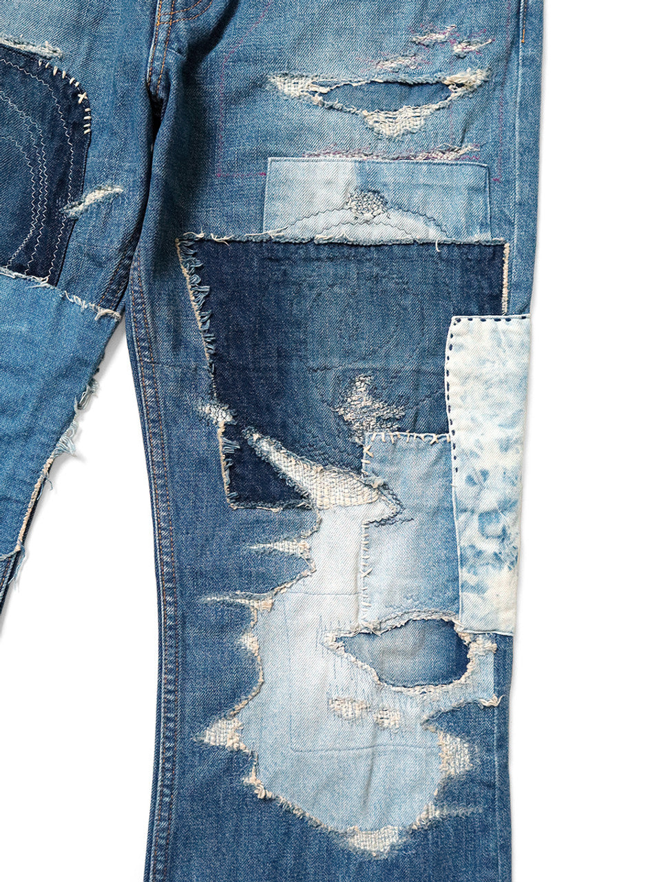 Kapital 14oz Denim 5P Rat Flare Pants (Crazy Dixie Remake)