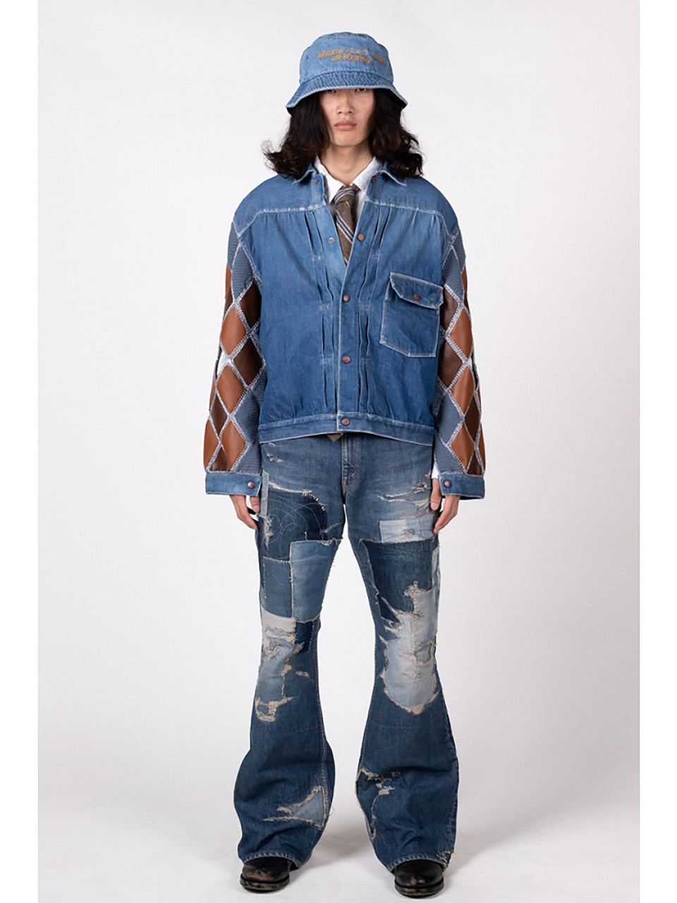 Kapital 14oz Denim 5P Rat Flare Pants (Crazy Dixie Remake)