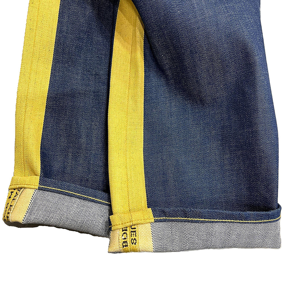 Kapital 14oz Raw Denim Marley Talking Blues Selvedge 5P Pants (With Paulownia Wooden Box)