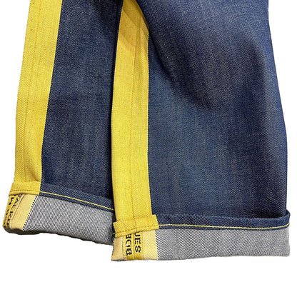 Kapital 14oz Raw Denim Marley Talking Blues Selvedge 5P Pants (With Paulownia Wooden Box)