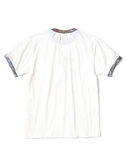 Kapital Tenjiku Glitter Ringer T-Shirt (Monkey Disco Print. by Nene)