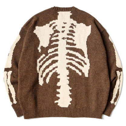 Kapital 5G Wool Bone Crew Sweater