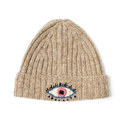 Kapital 5G Wool Knit Beanie Cap (Speakeasy Embroidery)