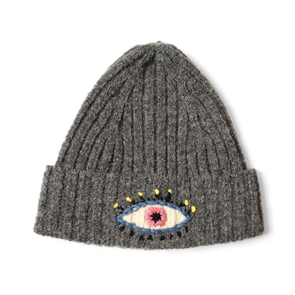 Kapital 5G Wool Knit Beanie Cap (Speakeasy Embroidery)