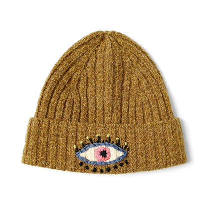 Kapital 5G Wool Knit Beanie Cap (Speakeasy Embroidery)