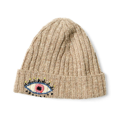 Kapital 5G Wool Knit Beanie Cap (Speakeasy Embroidery)