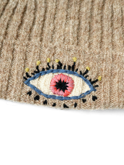 Kapital 5G Wool Knit Beanie Cap (Speakeasy Embroidery)