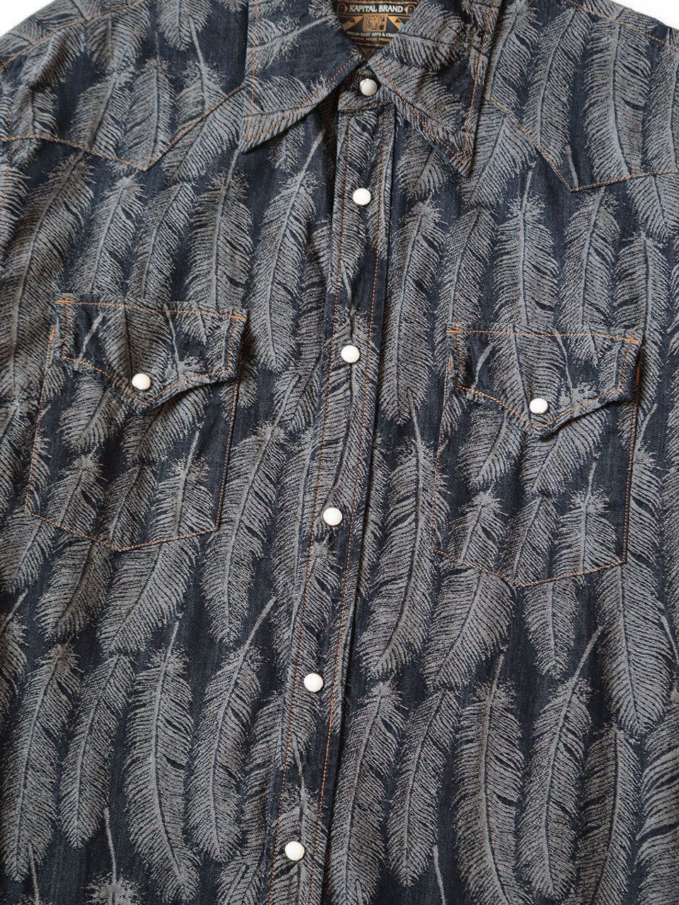 Kapital 5oz Magpie Denim Husky Western Shirt
