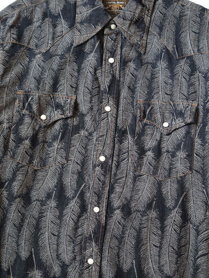 Kapital 5oz Magpie Denim Husky Western Shirt