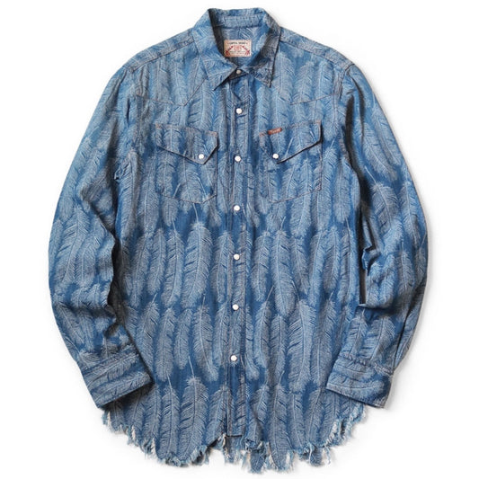 Kapital 5oz Magpie Denim Western Shirt