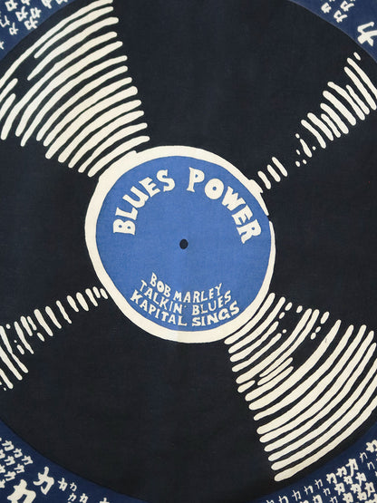 Kapital Fastcolor Selvedge Blue Power Record Bandana