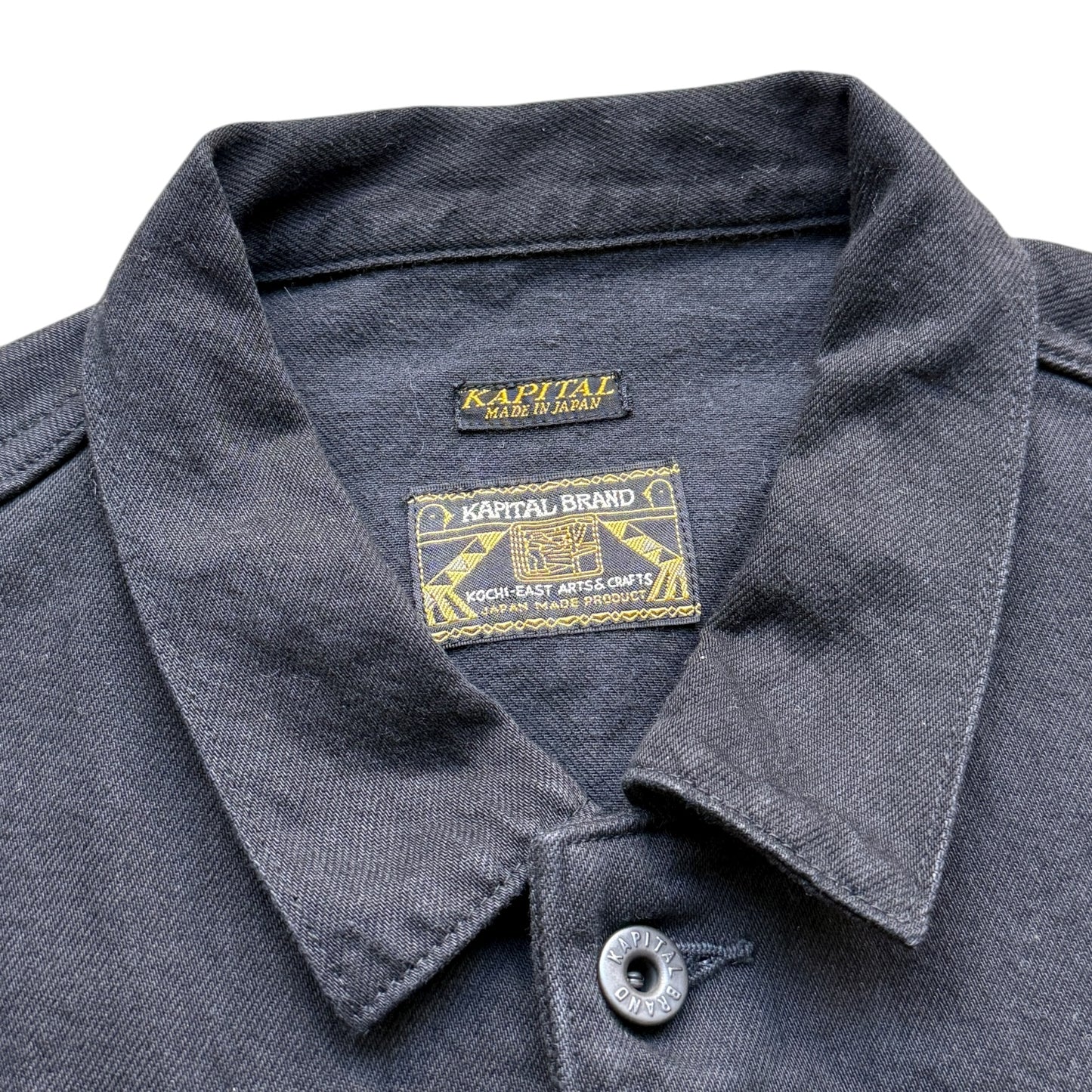 Kapital Black x Black Denim Santo Domingo Jacket