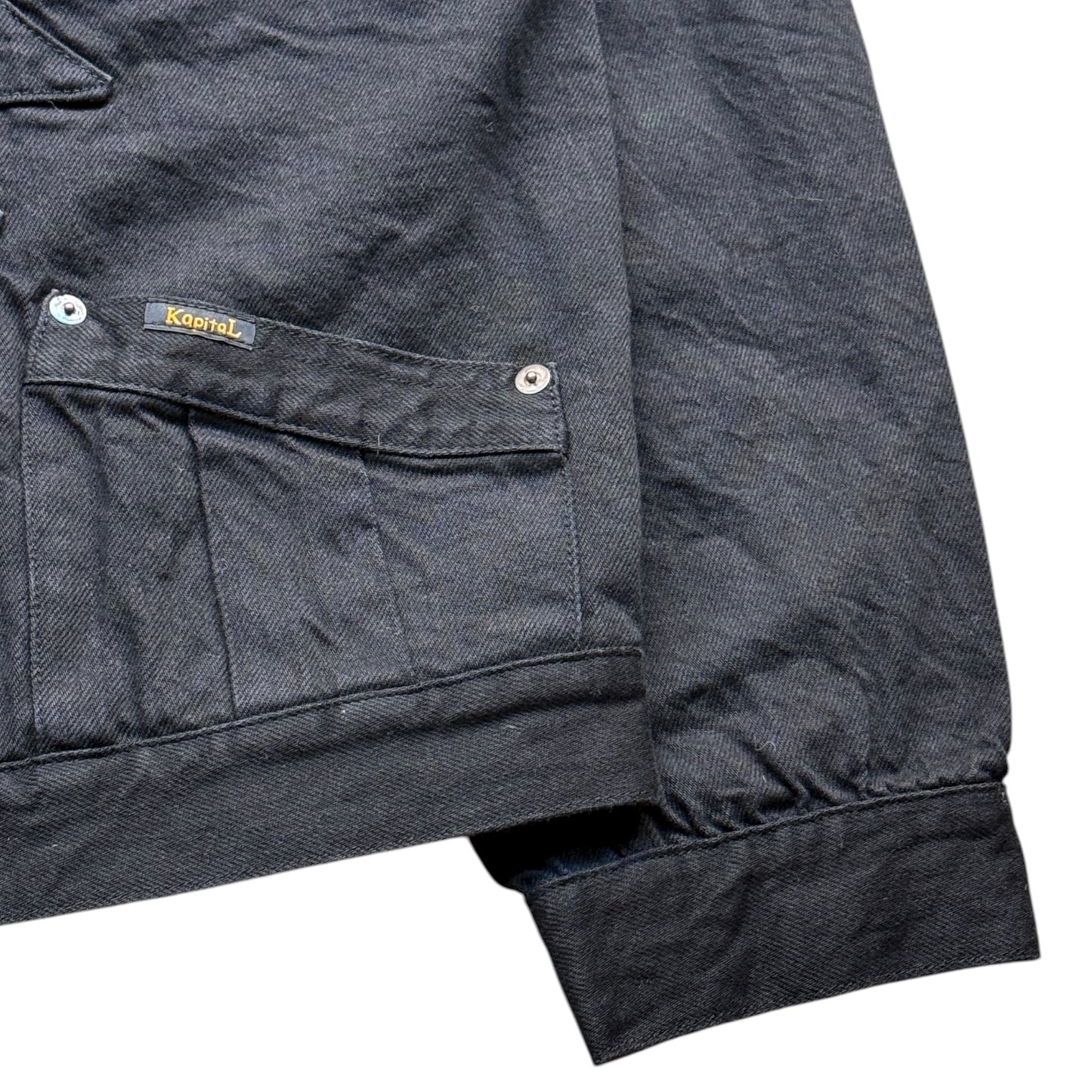 Kapital Black x Black Denim Santo Domingo Jacket