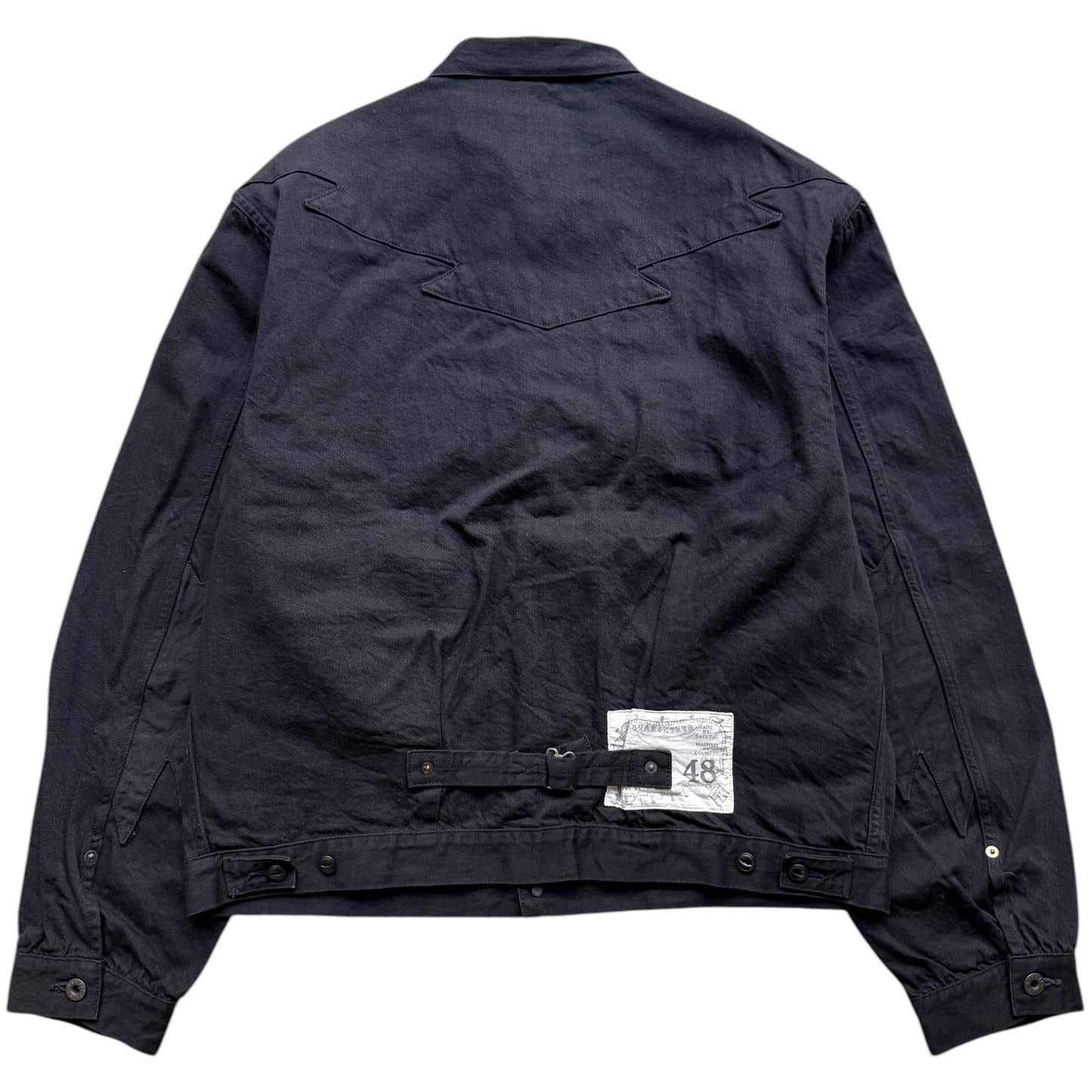 Kapital Black x Black Denim Santo Domingo Jacket