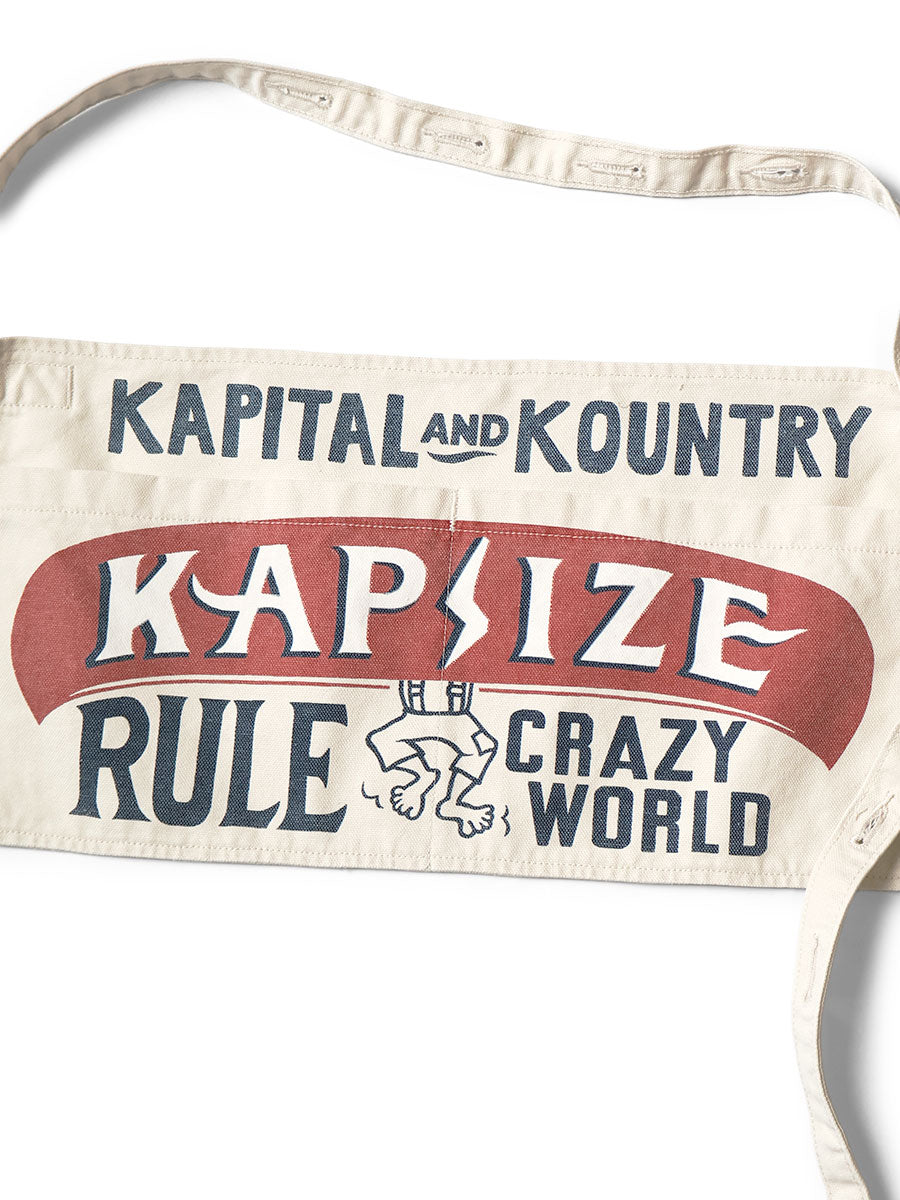 Kapital Canvas Short Apron (Kapsize Rule)