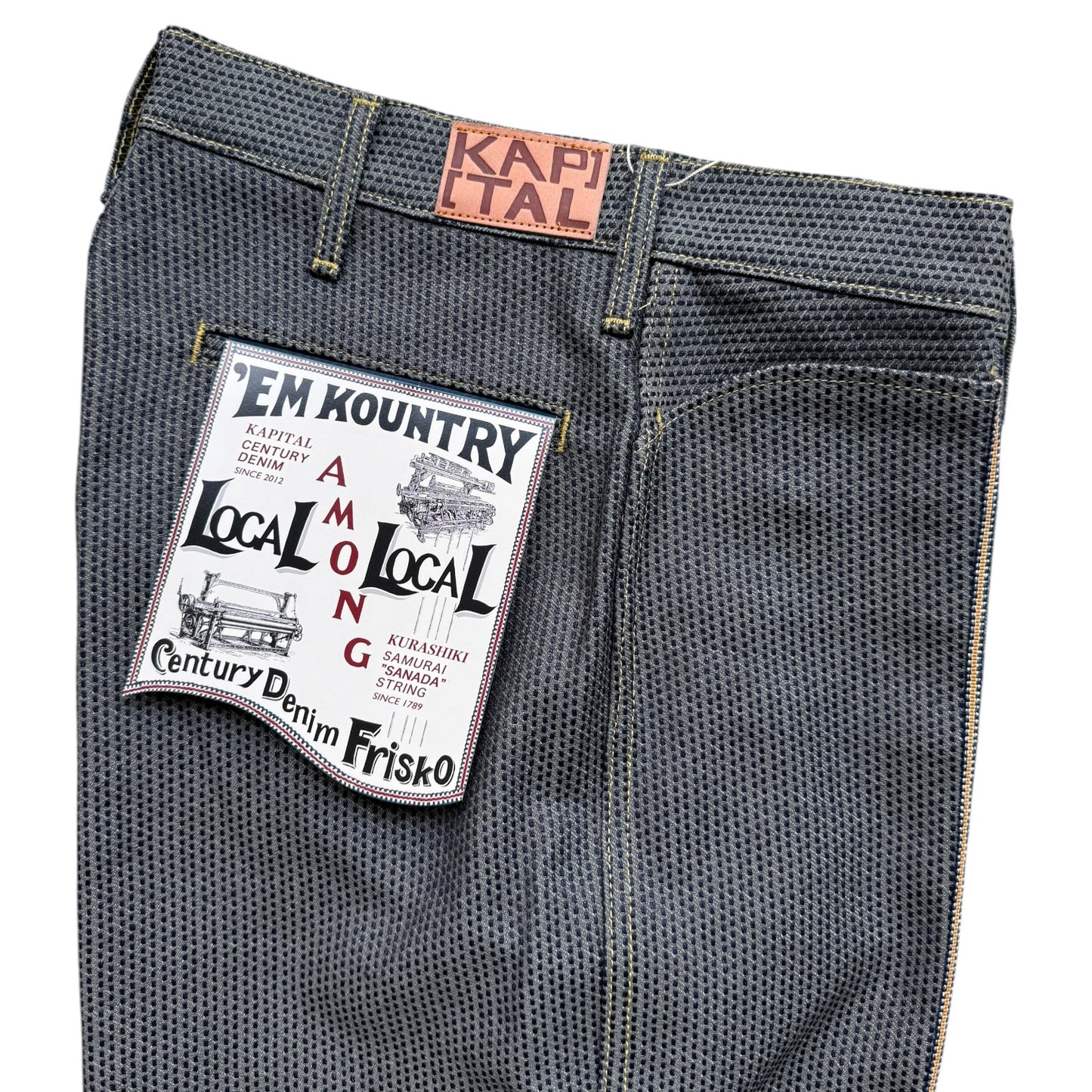 Kapital Century Denim 5P Frisko No. 7 (Sumi)