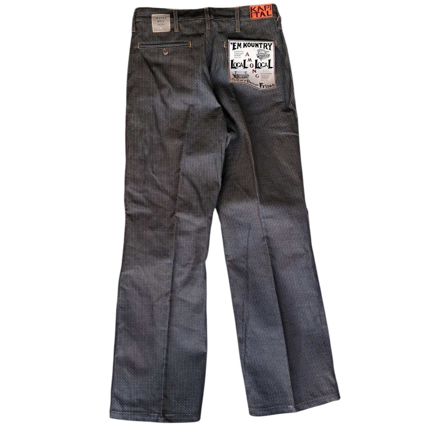 Kapital Century Denim 5P Frisko No. 7 (Sumi) (Persimmon Dyed)