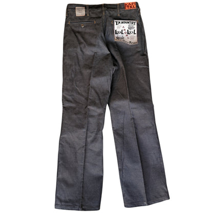 Kapital Century Denim 5P Frisko No. 7 (Sumi) (Persimmon Dyed)