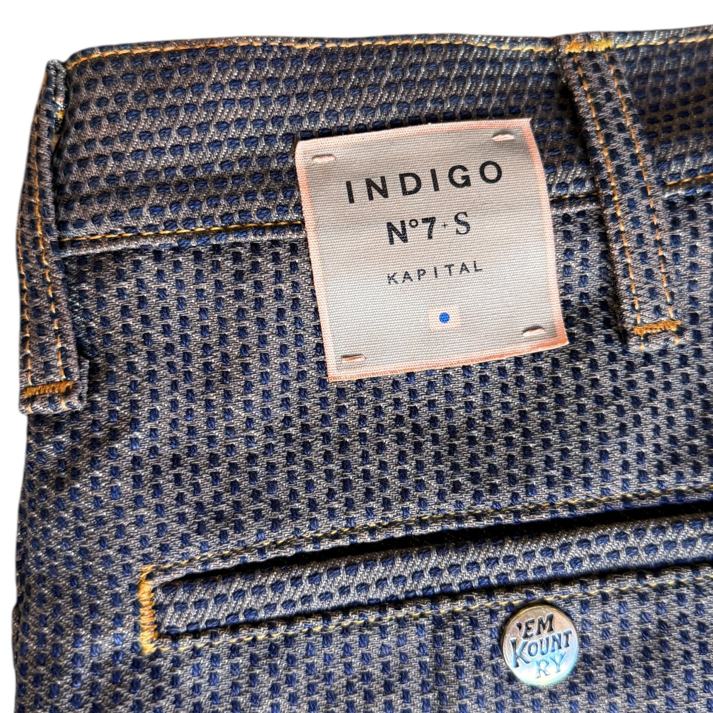 Kapital Century Denim 5P Frisko No. 7 (Sumi) (Persimmon Dyed)