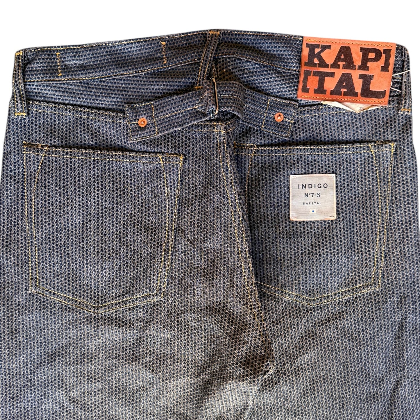 Kapital Century Denim 5P Monkey Cisco No. 7 (Sumi) (Persimmon Dyed)