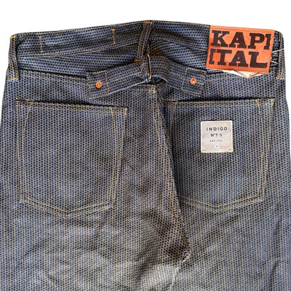 Kapital Century Denim 5P Monkey Cisco No. 7 (Sumi) (Persimmon Dyed)