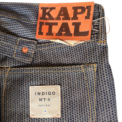 Kapital Century Denim 5P Monkey Cisco No. 7 (Sumi) (Persimmon Dyed)
