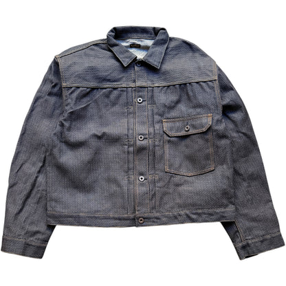 Kapital Century Denim No. 7+S Type 1 Jacket (Sumi) (Persimmon Dyed)