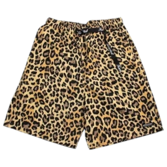 Kapital Combed Burberry Leopard Print Easy Shorts