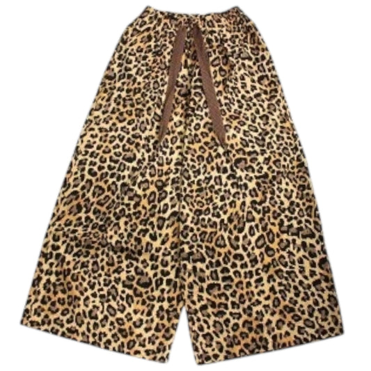 Kapital Combed Burberry Leopard Print Rude Baggy Pants