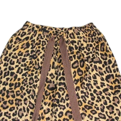 Kapital Combed Burberry Leopard Print Rude Baggy Pants