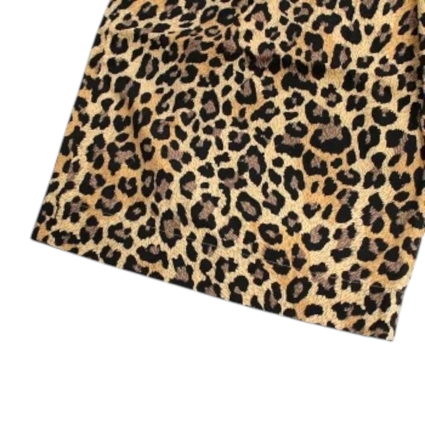 Kapital Combed Burberry Leopard Print Rude Baggy Pants