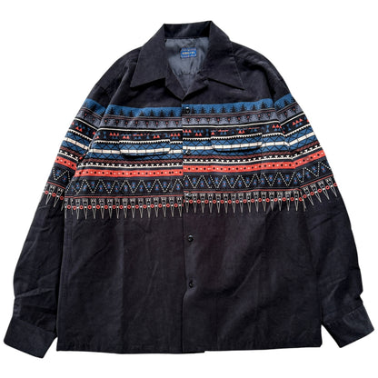 Kapital Corduroy Boat Shirt (Towncraft Tribe Pattern)