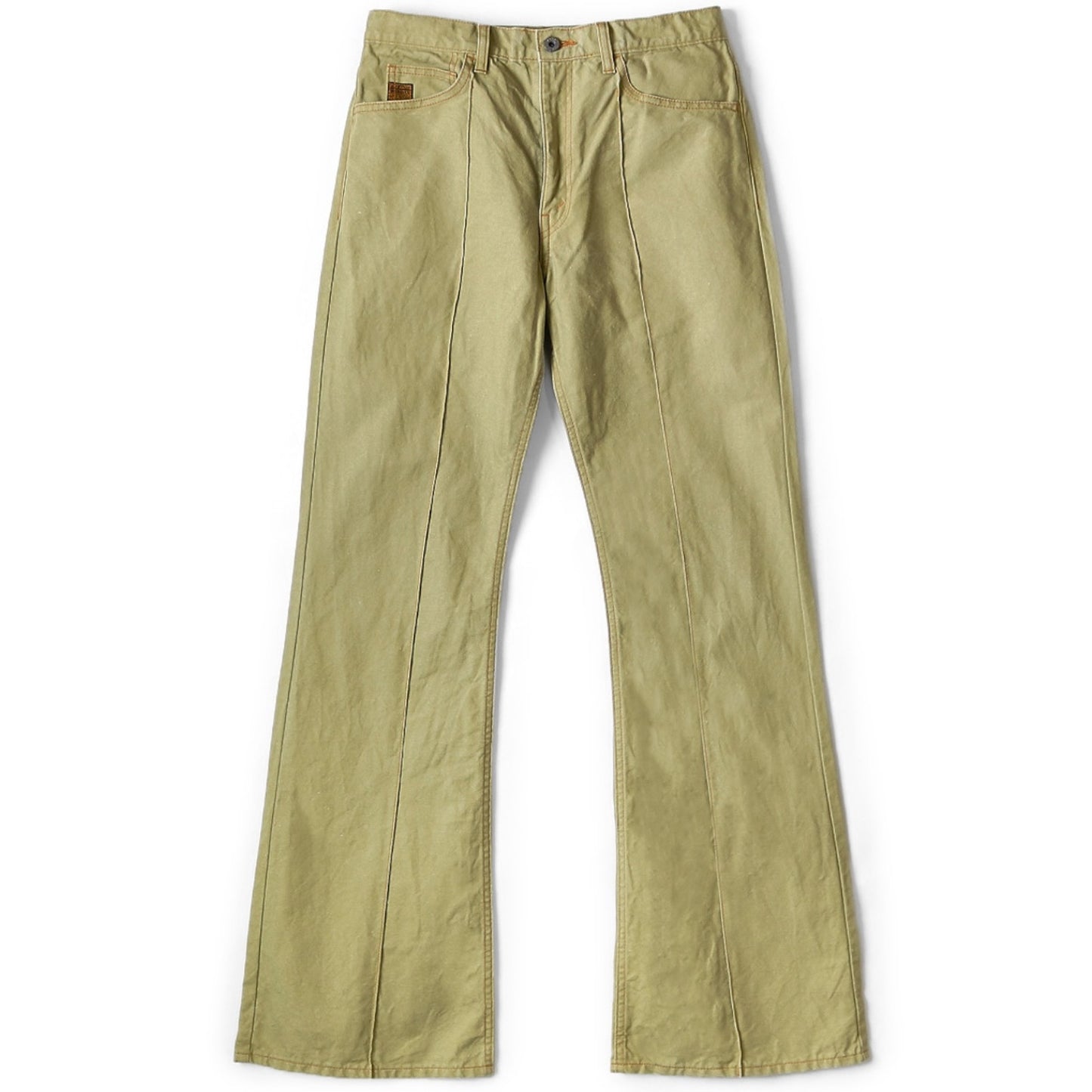 Kapital Cotton Linen Canvas 5P Rat Flare Pants
