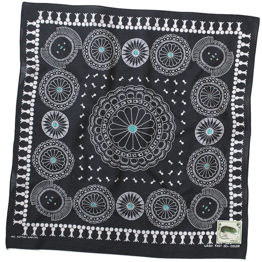 Kapital Fastcolor Selvedge Bandana (Concho)
