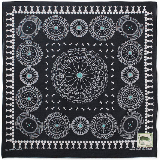 Kapital Fastcolor Selvedge Bandana (Concho)