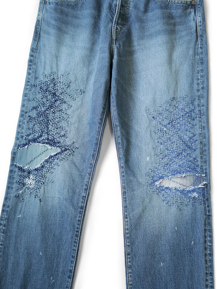 Kapital 14oz Denim 5P Monkey Cisco (3 Year Processing)