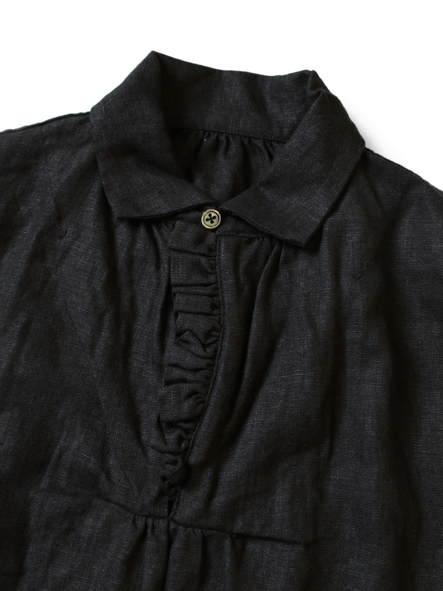 Kapital Linen Canvas Frill Gypsy Blouse