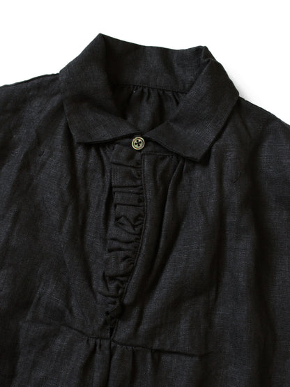 Kapital Linen Canvas Frill Gypsy Blouse