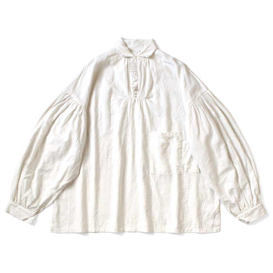 Kapital Linen Canvas Frill Gypsy Blouse