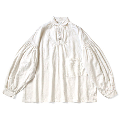Kapital Linen Canvas Frill Gypsy Blouse